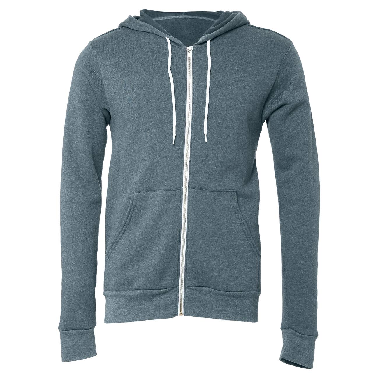 BELLA+CANVAS® Fleece Full-Zip Adult Unisex Hoodie